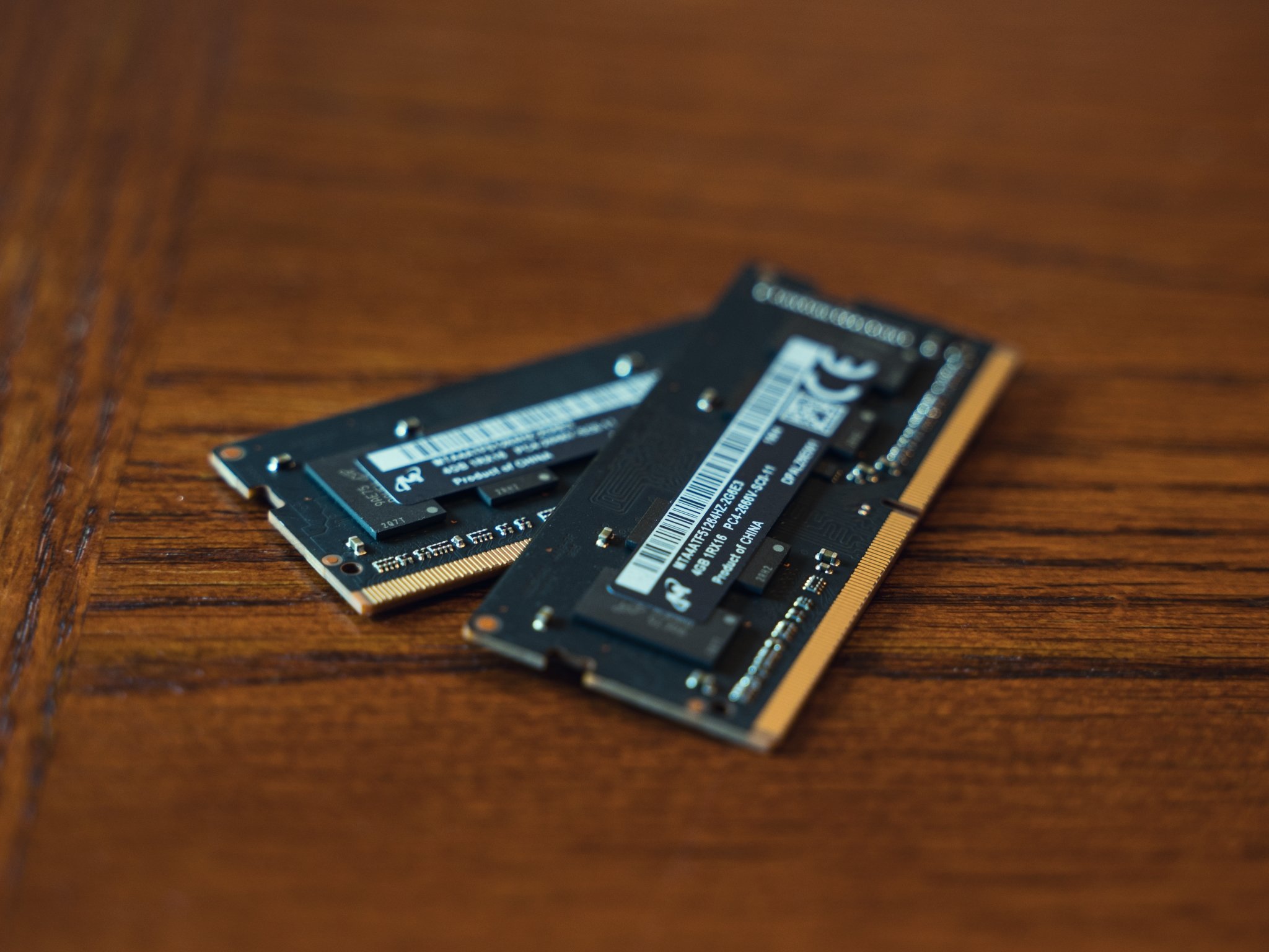 RAM sticks from a Mac mini
