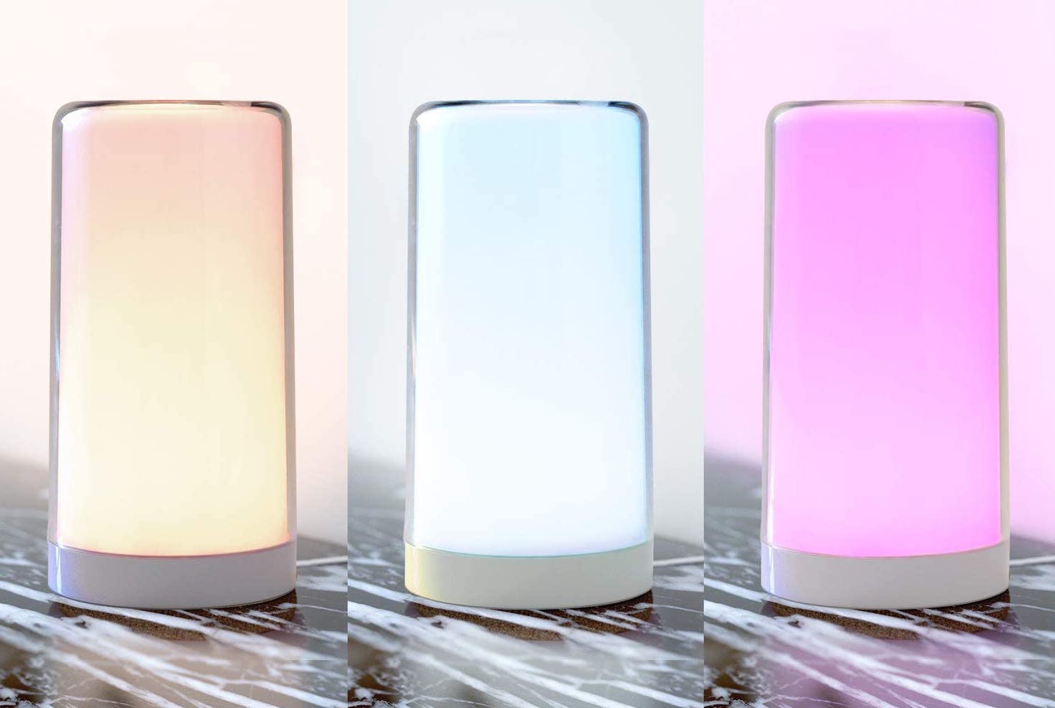 Meross Wifi Smart Table Lamp colors