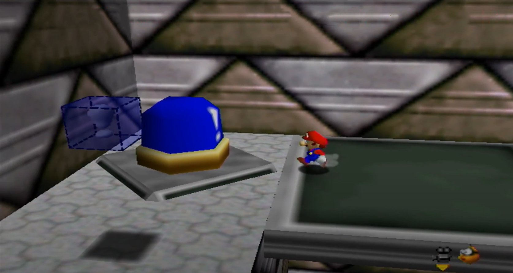 Super Mario 64 Blue Button