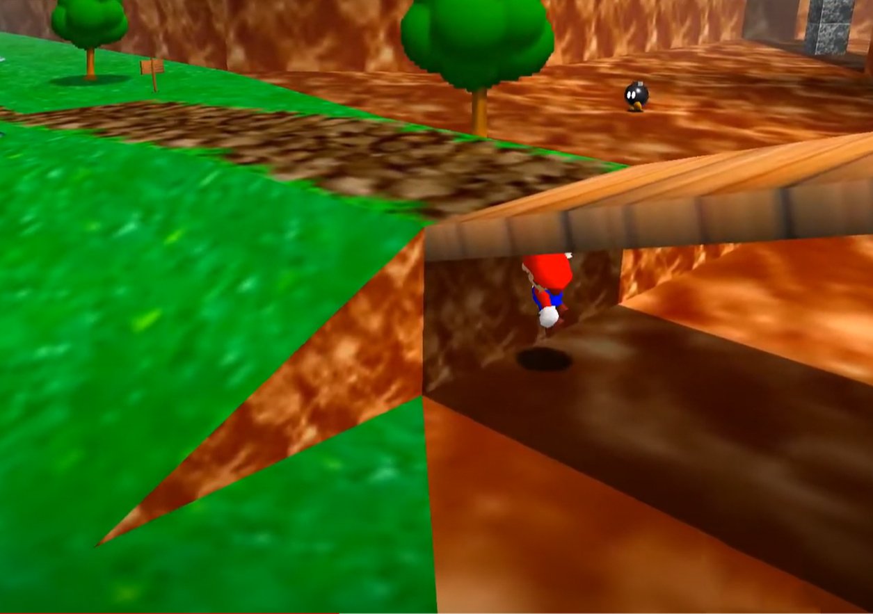 Super Mario 64 Bridge Hanging