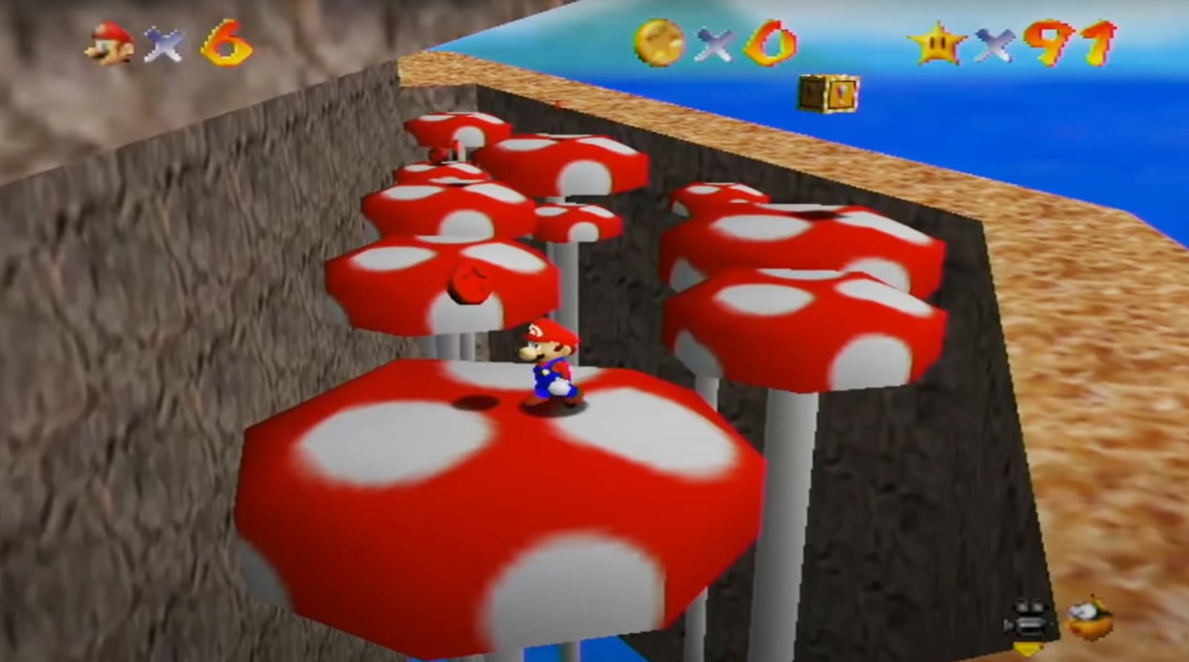 Super Mario 64 Tall Tall Mountain