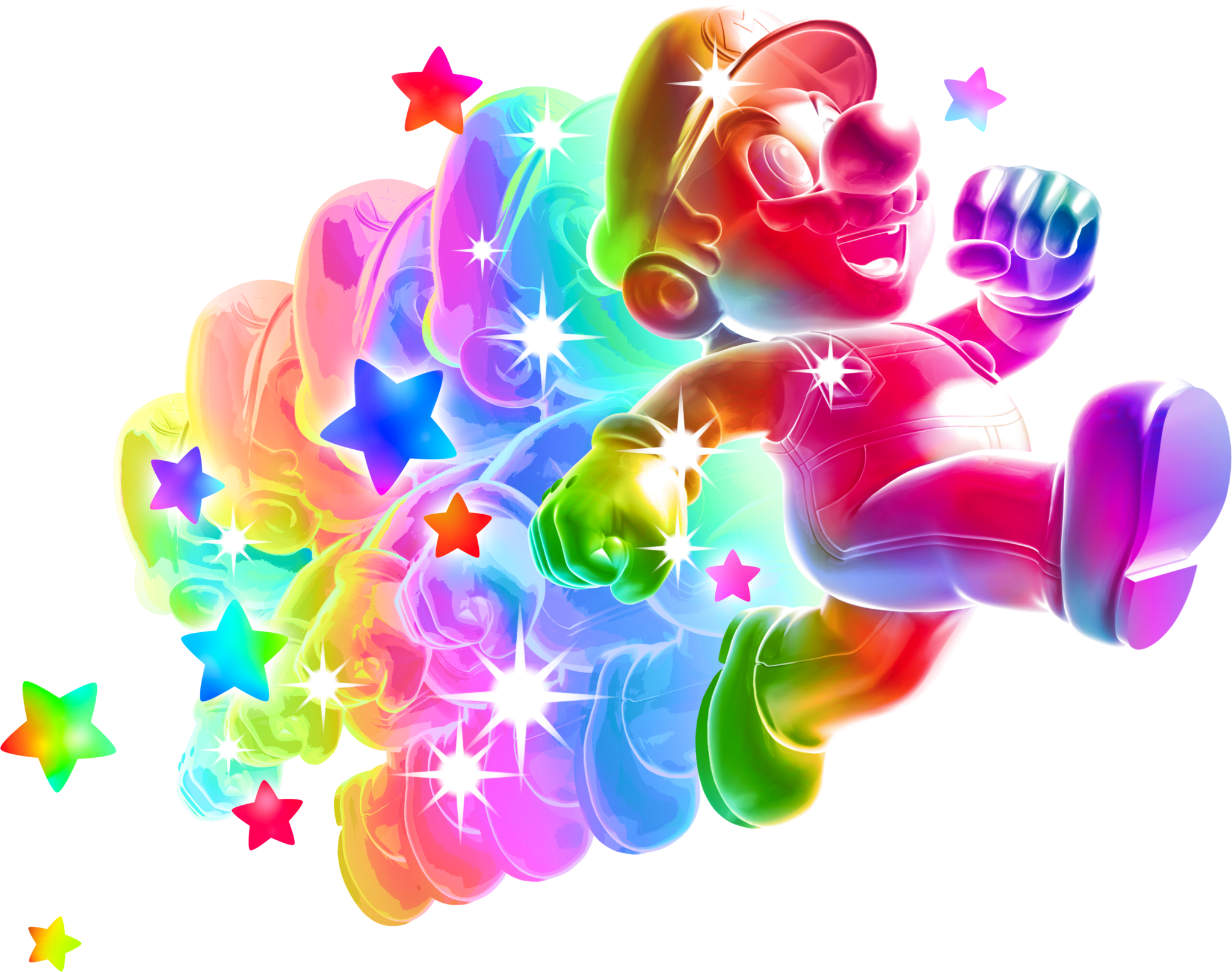 Super Mario Galaxy Rainbow Mario