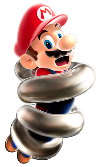 Super Mario Galaxy Spring Mario