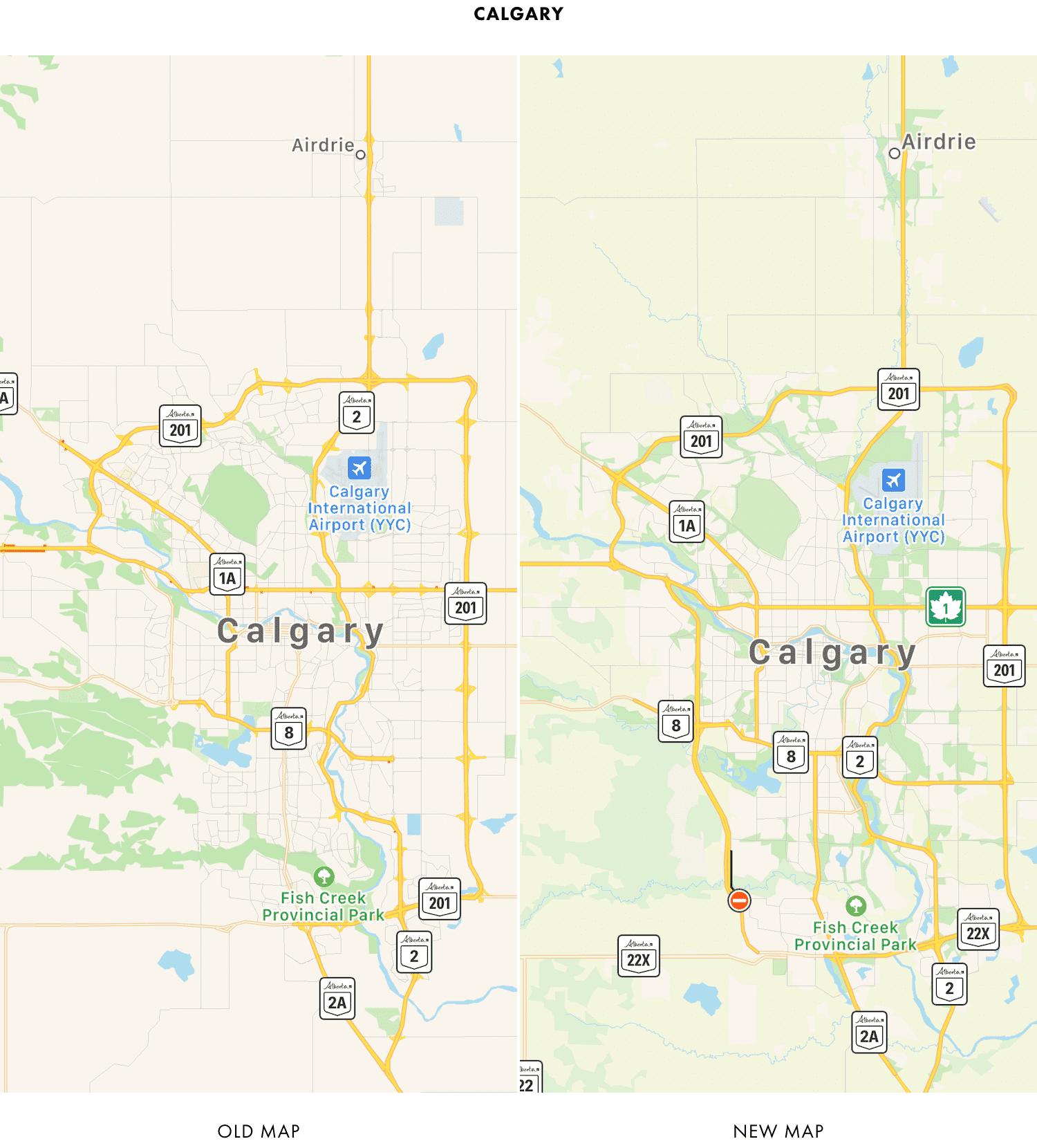 Apple Maps Expansion Calgary
