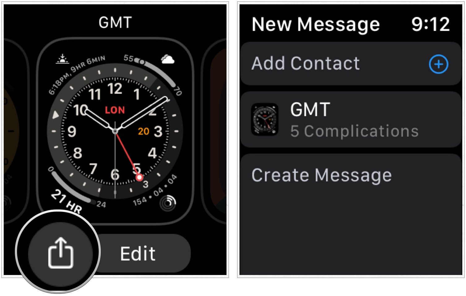 Apple Watch Share Face