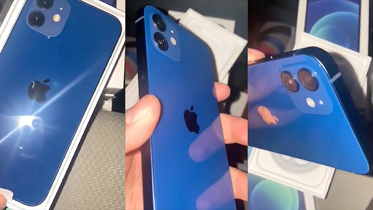 Iphone 12 Blue Unboxing
