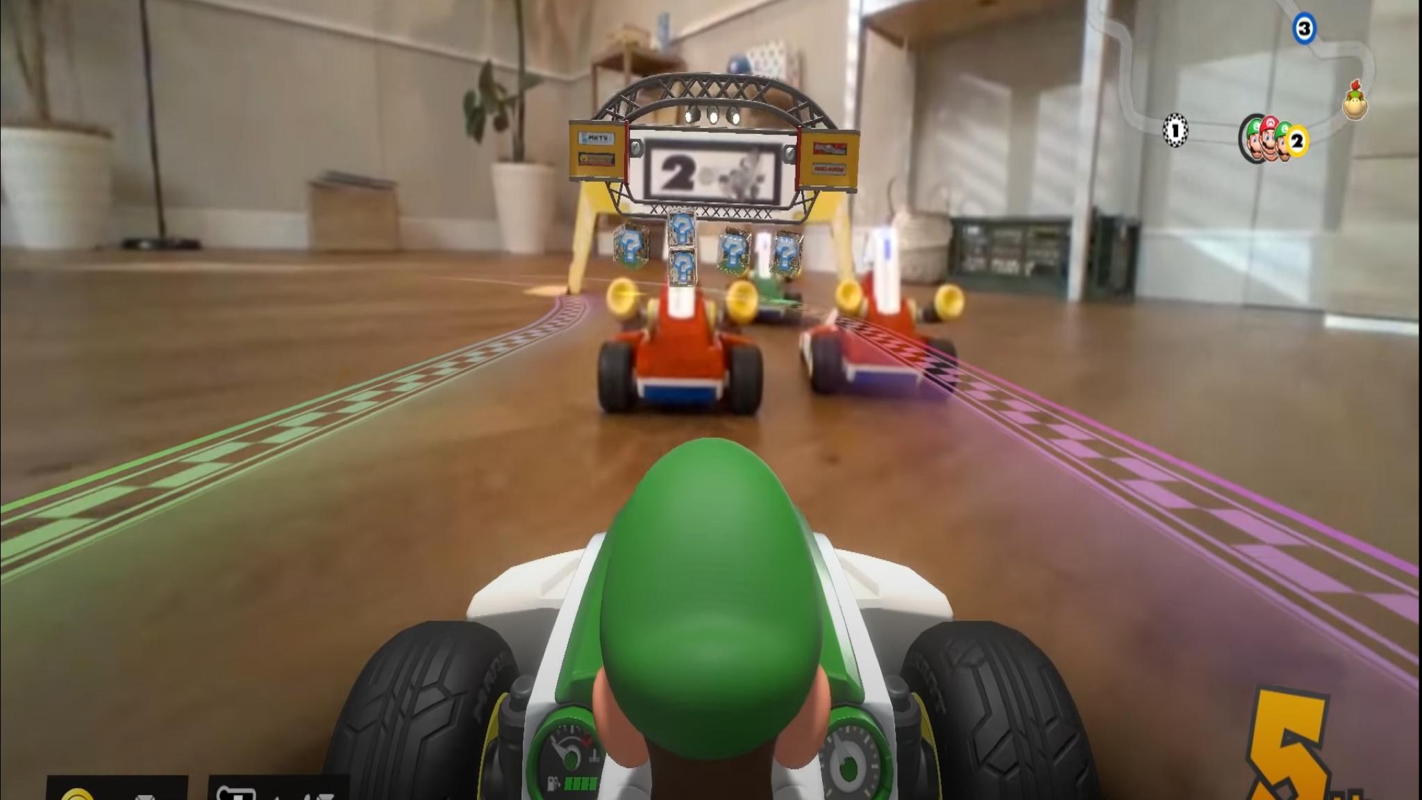 Mario Kart Live Luigi View