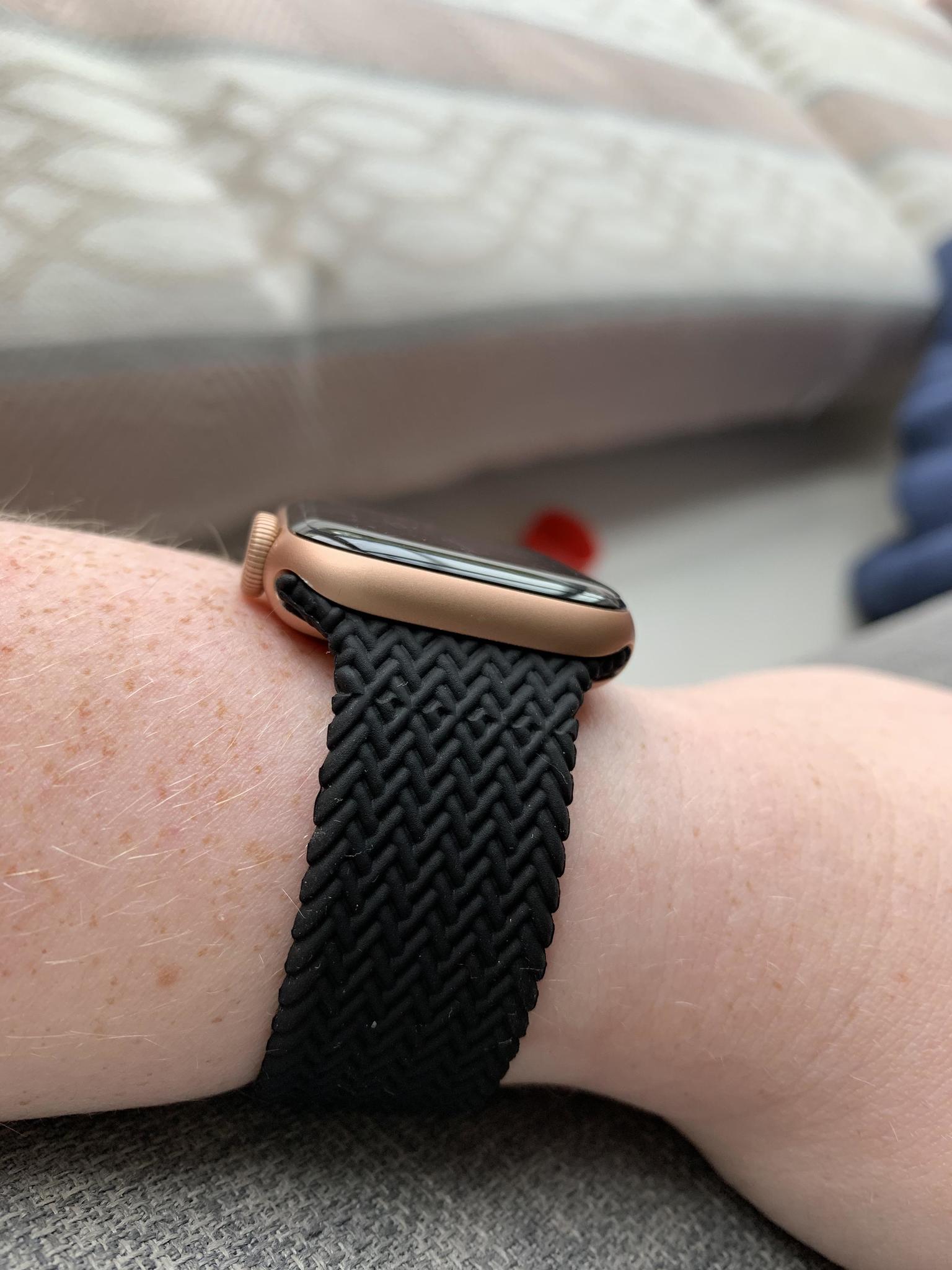 Rubber Apple Watch Braided Band