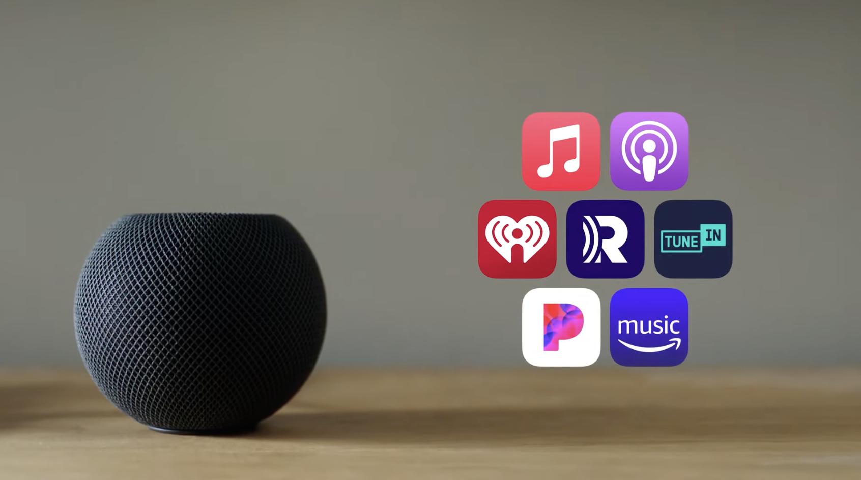 Homepod Mini Supported Services