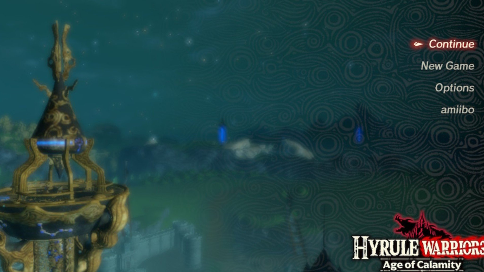 Hyrule Warriors Age Of Calamity Title Screen