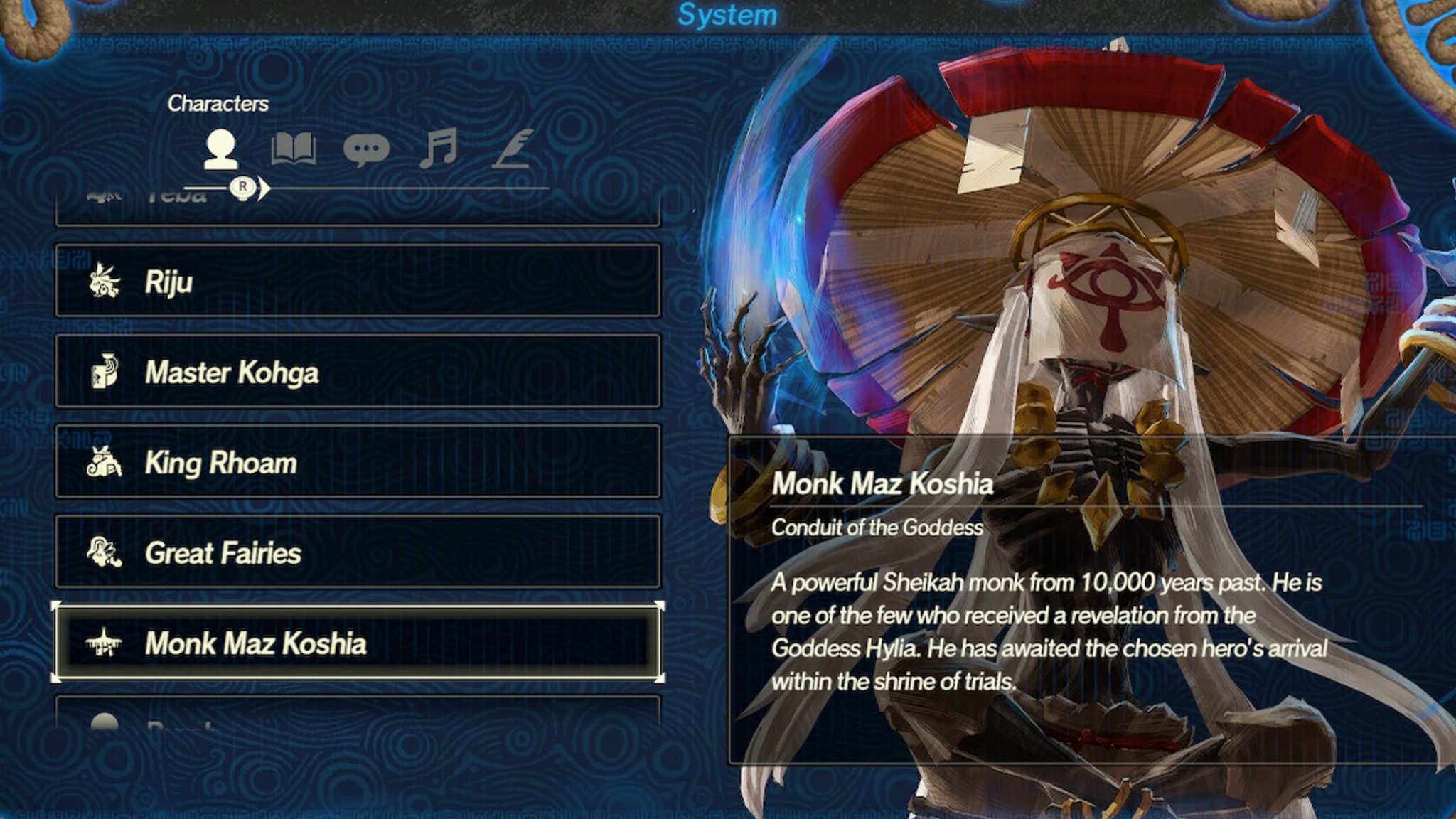 Master Maz Koshia Hyrule Warriors