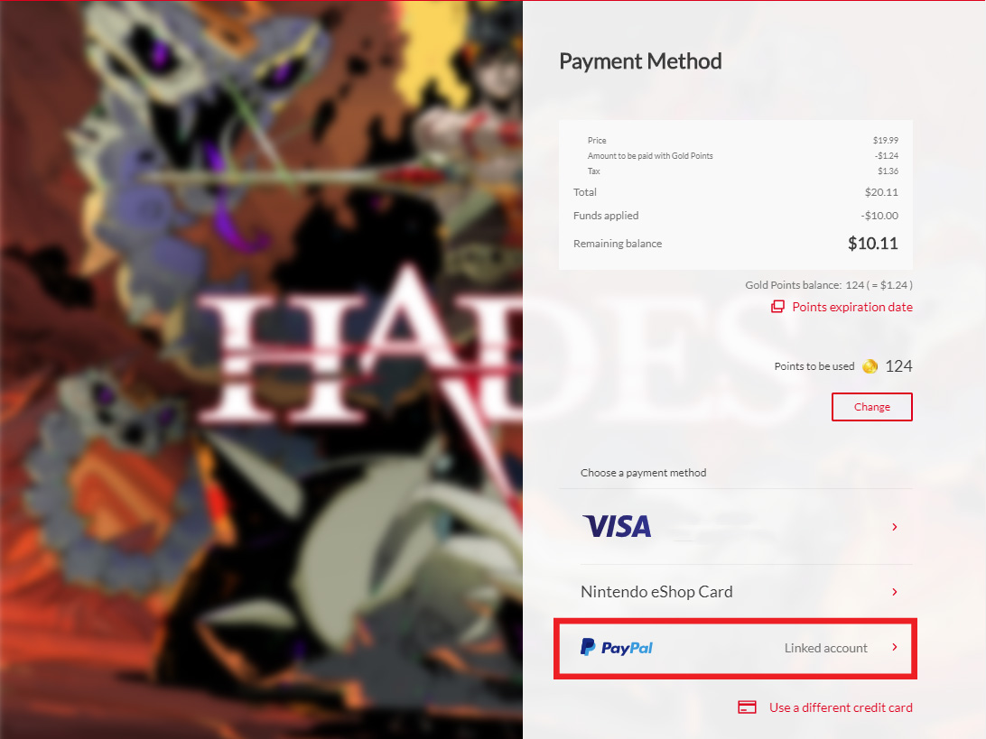 Redeem Gift Cards Choose Another Payment Option