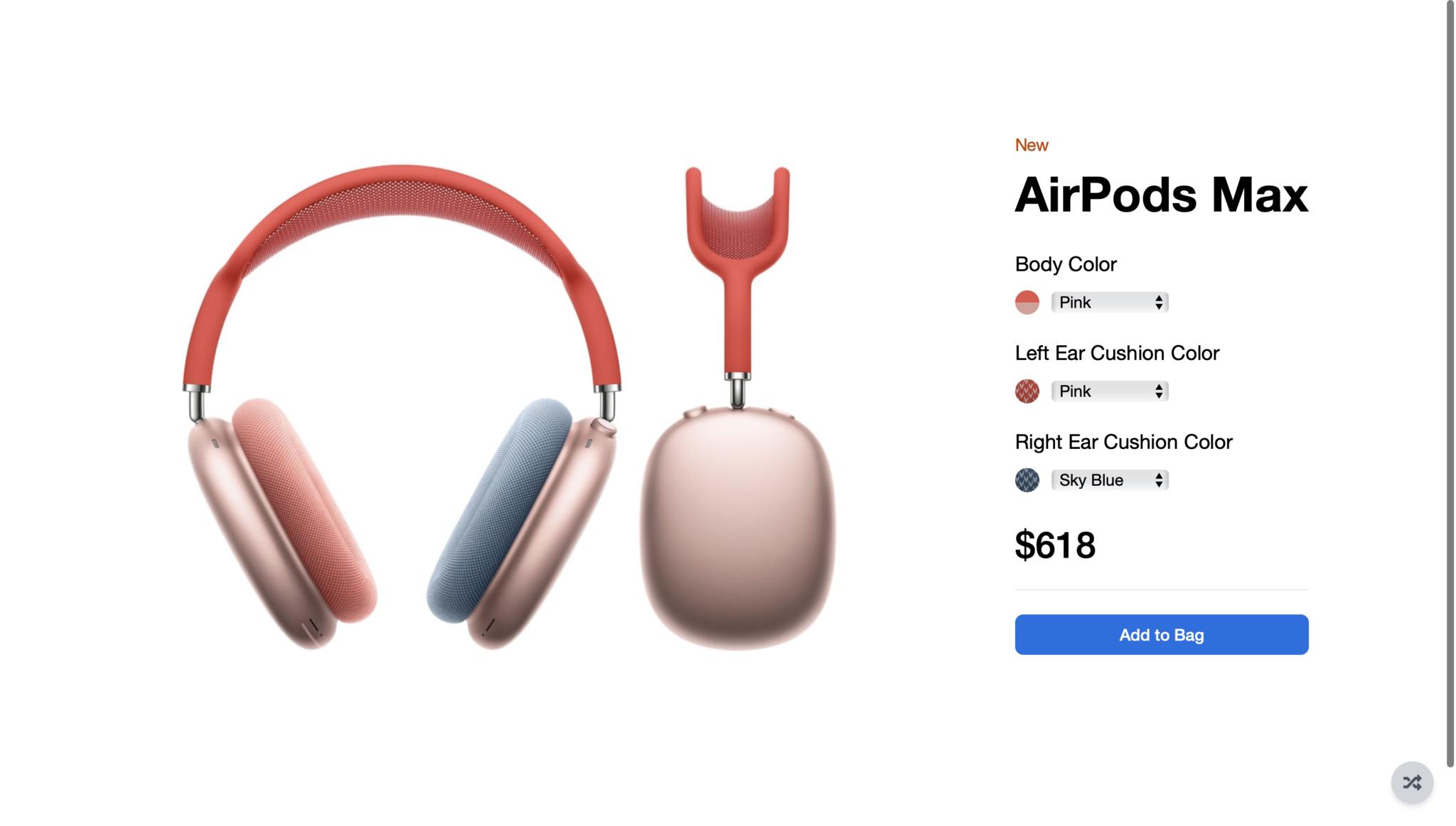 Airpods Max Color Switcher