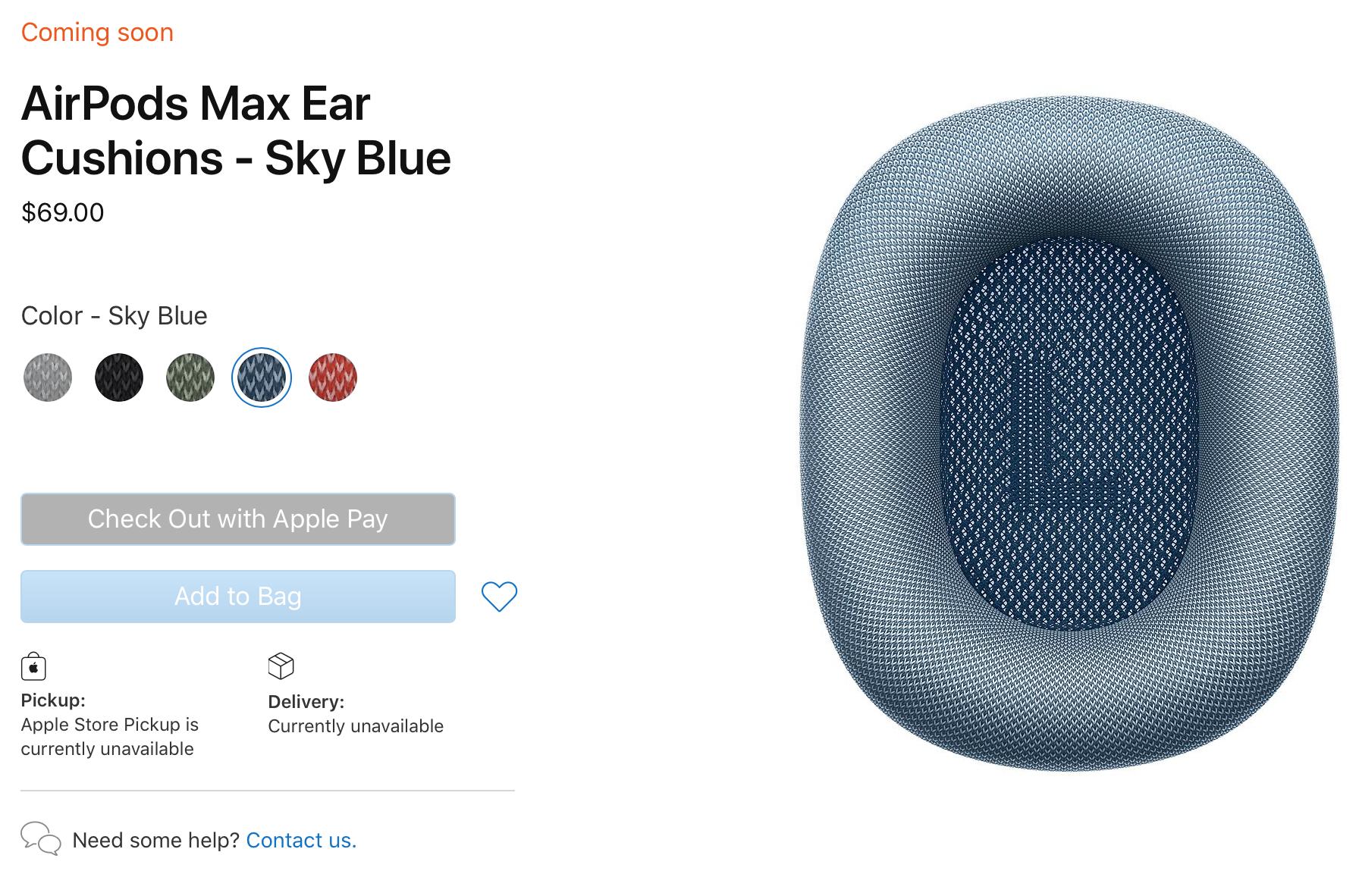 Airpods Max Replacement Cushions
