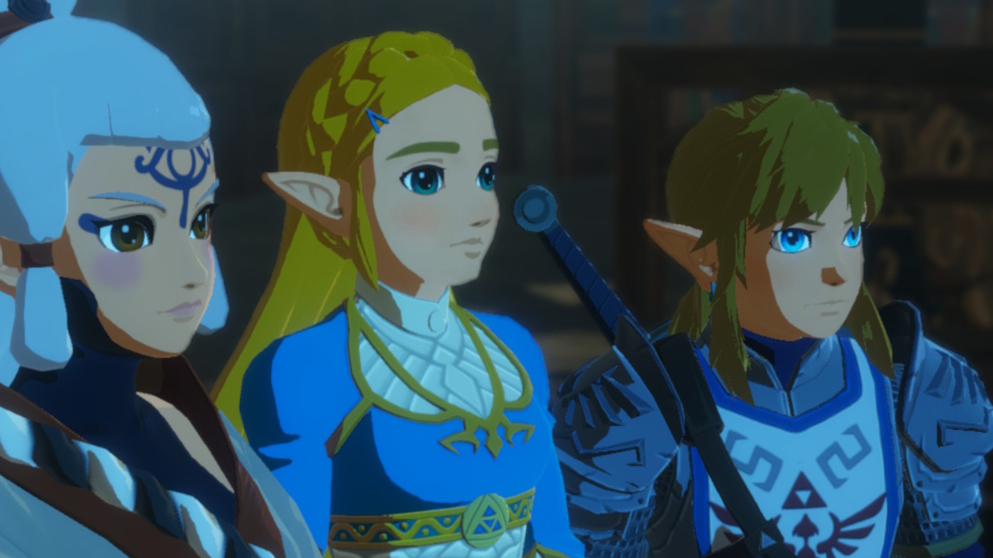Impa Zelda Link Hyrule Warriors Aoc Hero
