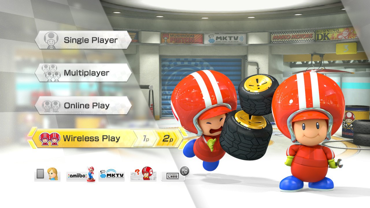 Mario Kart 8 Deluxe Wireless Multiplayer