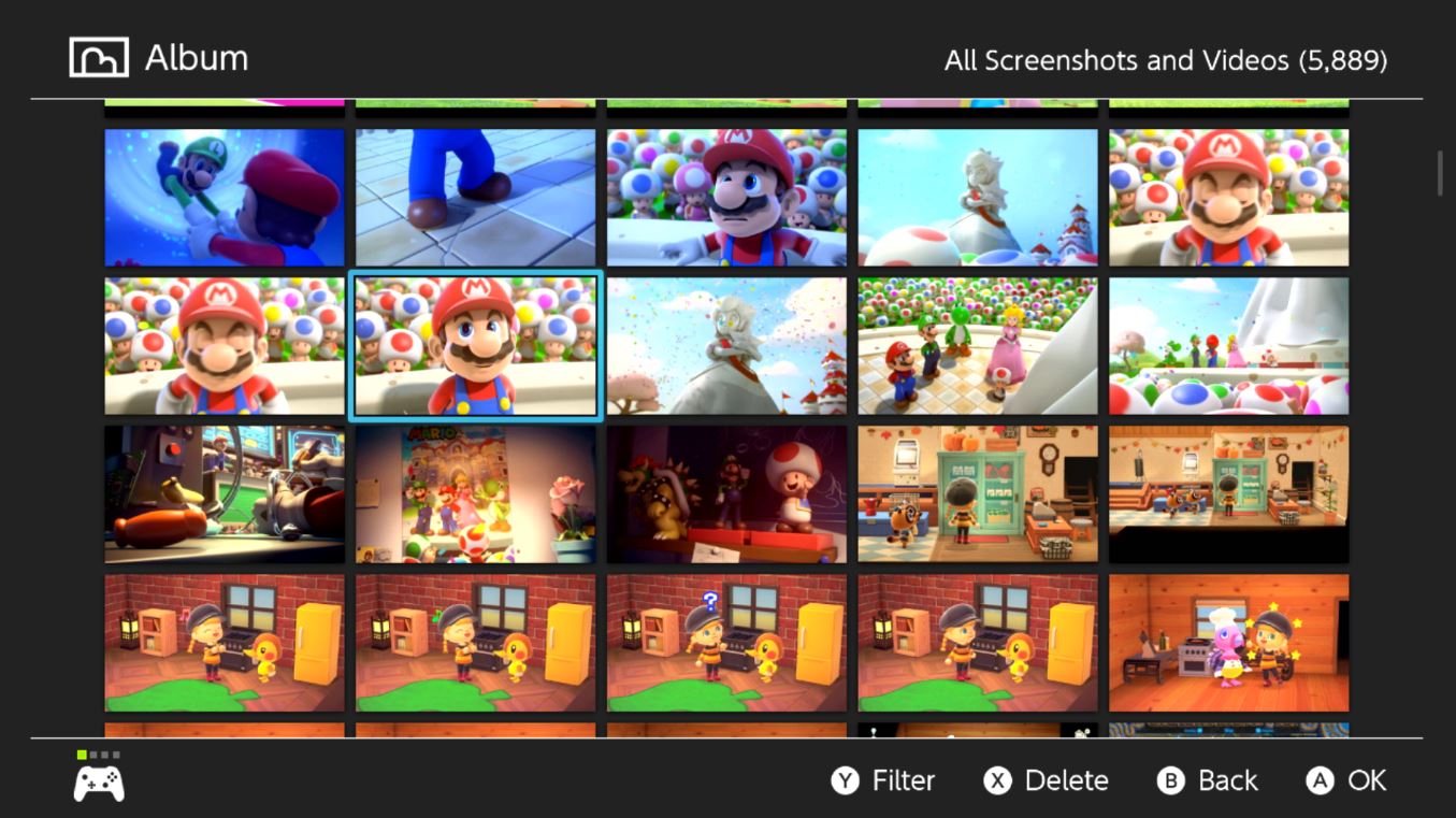 Nintendo Switch Screenshot Album