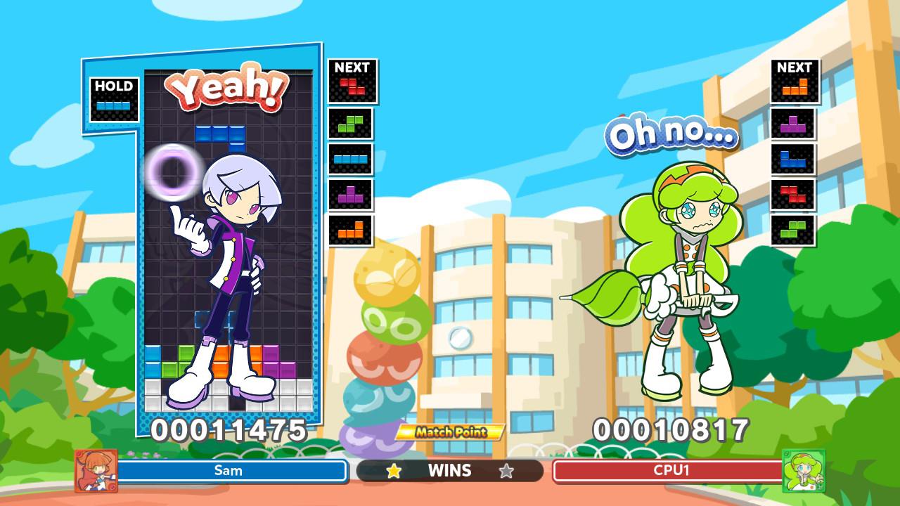 Puyo Puyo Tetris 2 Victory Screen
