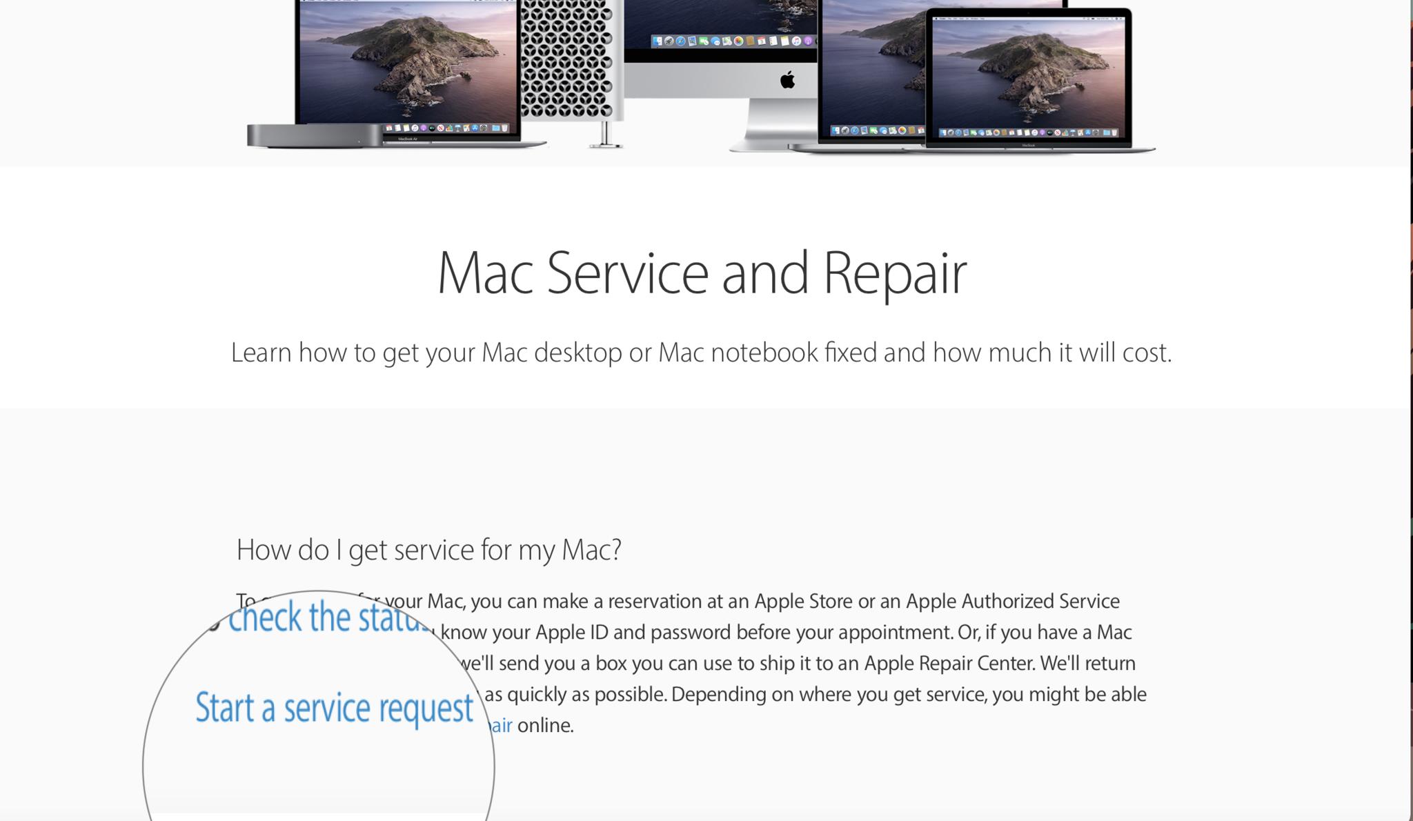 Getting Apple Support  - How to set up a Genius Bar appointment or repair - start a service request 
