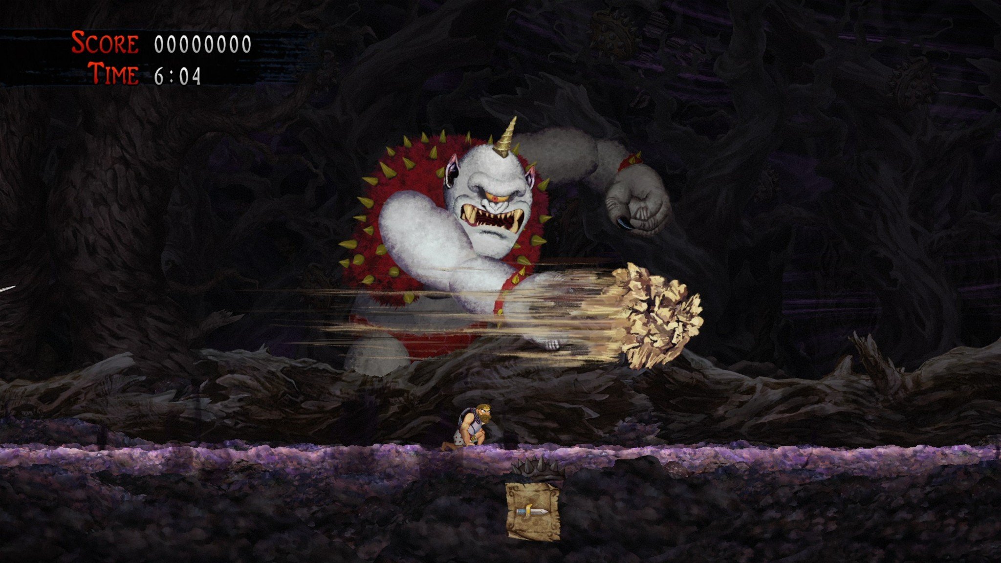 Ghost N Goblins Resurrection Ogre Fight