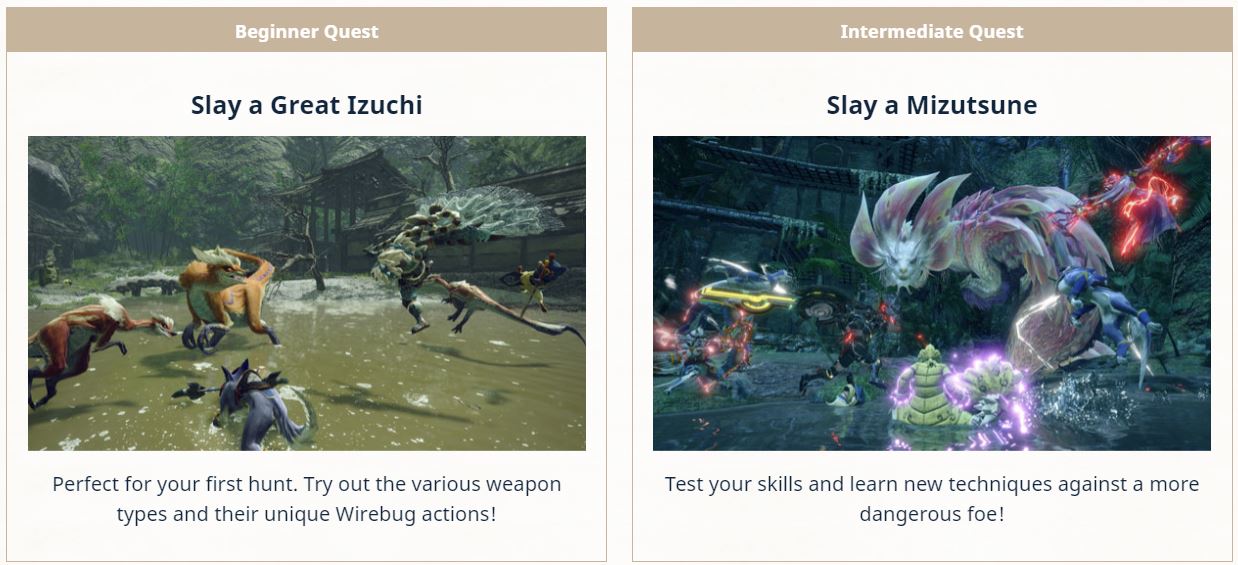 Monster Hunter Rise Demo Quests