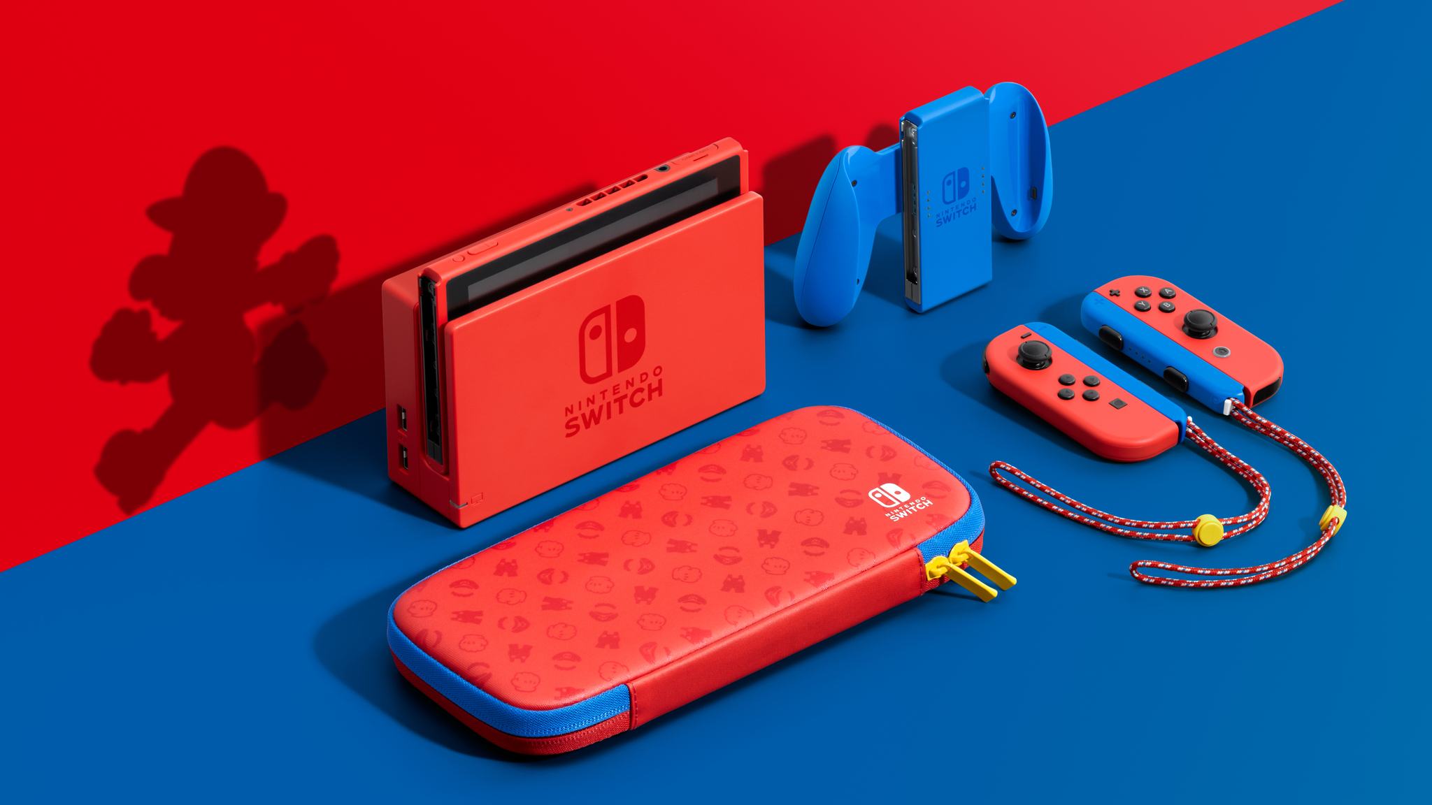 Nintendo Switch Mario Red Blue
