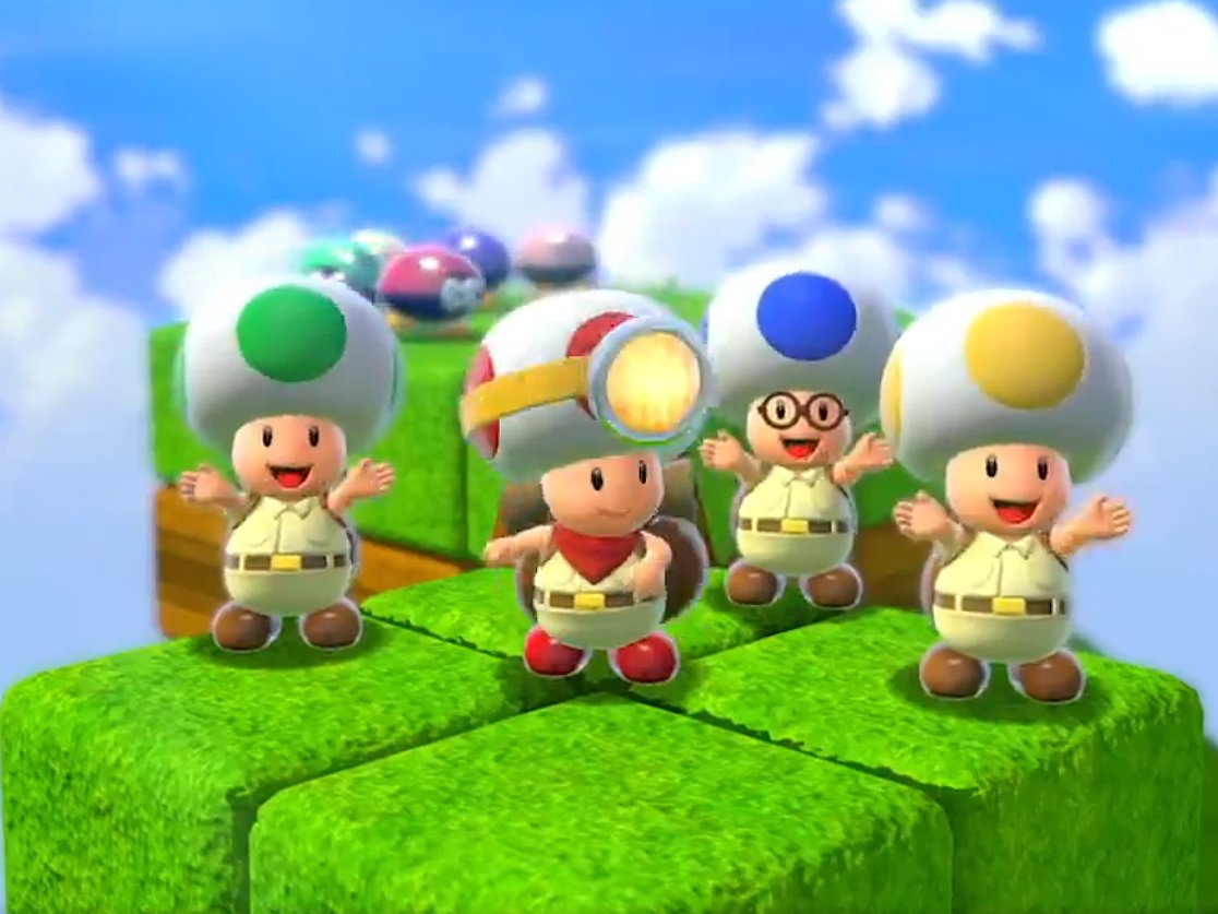 Super Mario 3d World Captain Toad Four Players