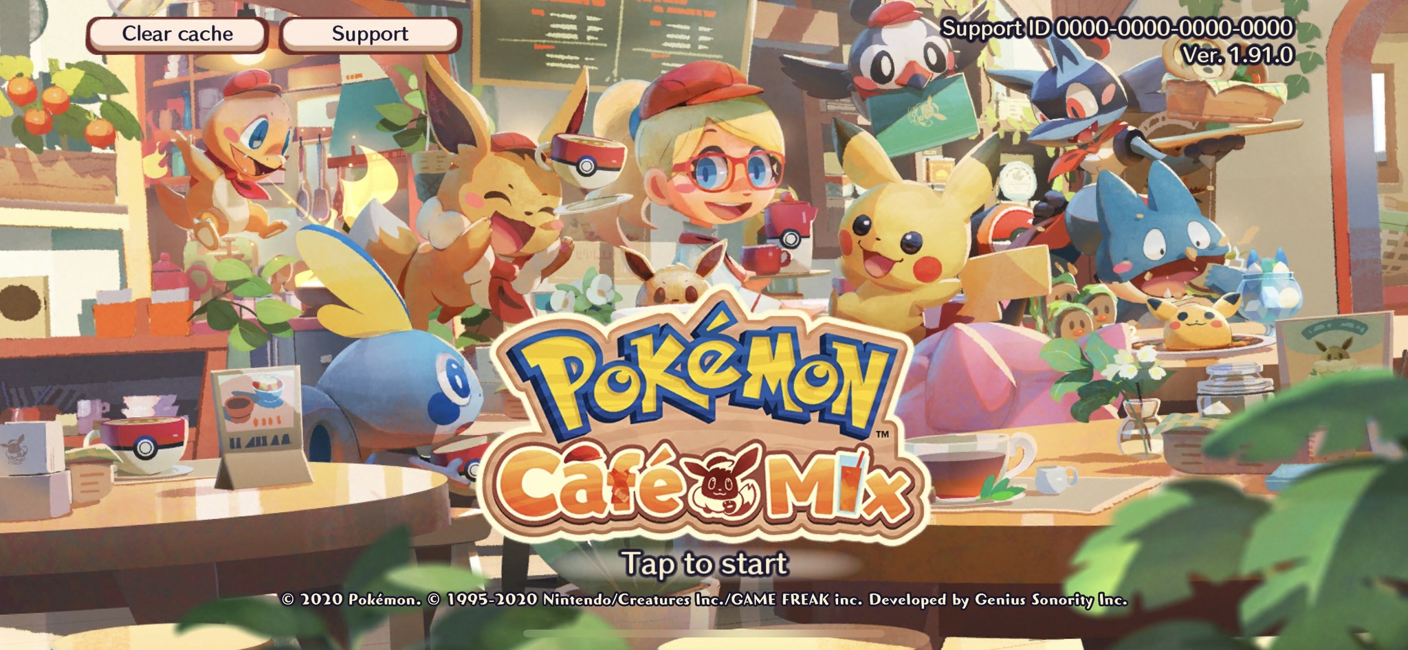 Pokemon Cafe Mix Screenshot