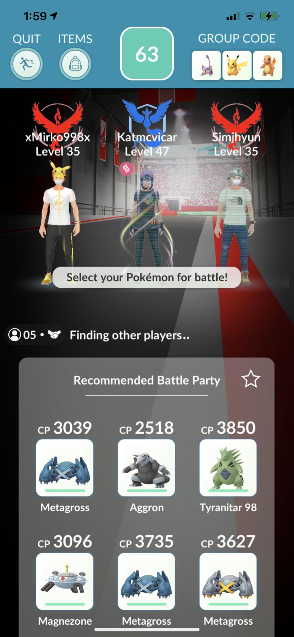 Pokemon Go Pokeraid Raid Waiting Screen