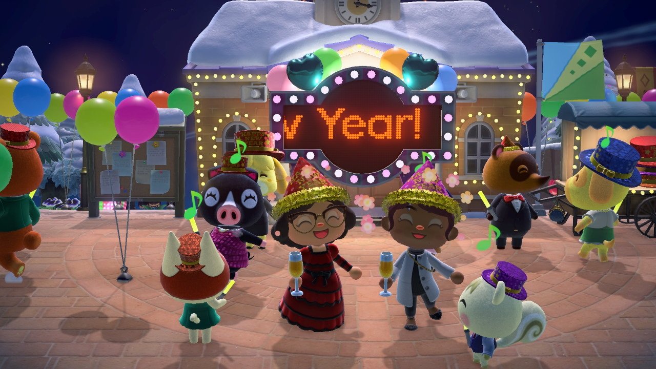 Animal Crossing New Horizons New Years