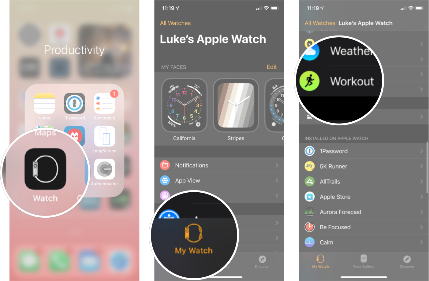 Adding A Workout Playlist On Apple Watch: Launch the settings app from the Hoe screen on your iPhone, tap my watch, and then tap workout. 