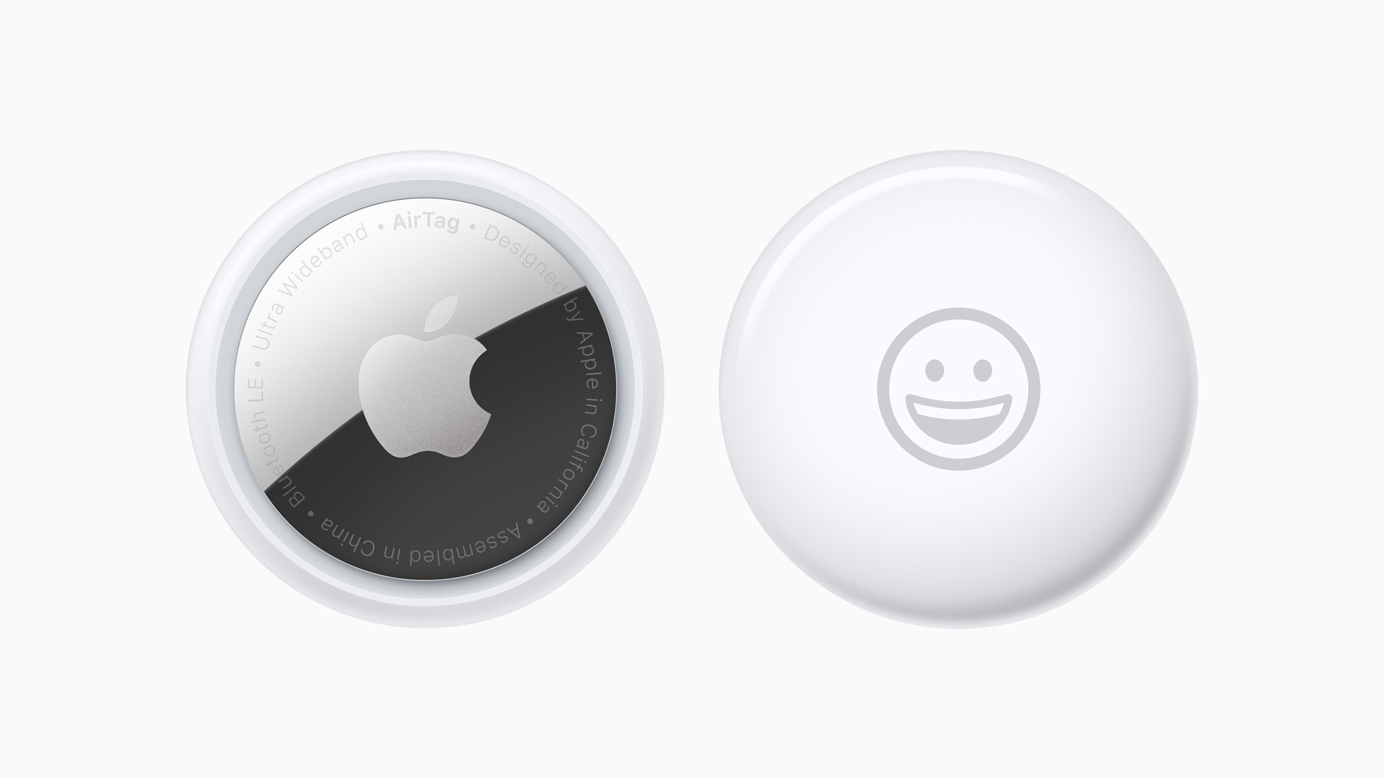 Apple Airtag Front And Back Emoji 2up