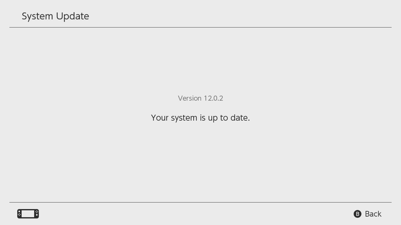 Cómo actualizar el software de tu Nintendo Switch Tu sistema está actualizado
