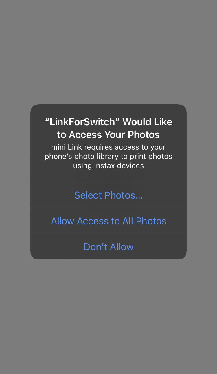 Instax Nintendo Switch App Photo Access