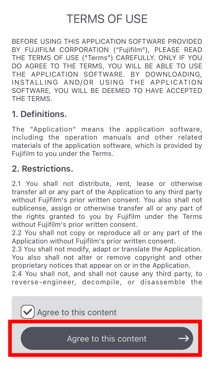 Instax Nintendo Switch App Terms And Conditions Agree