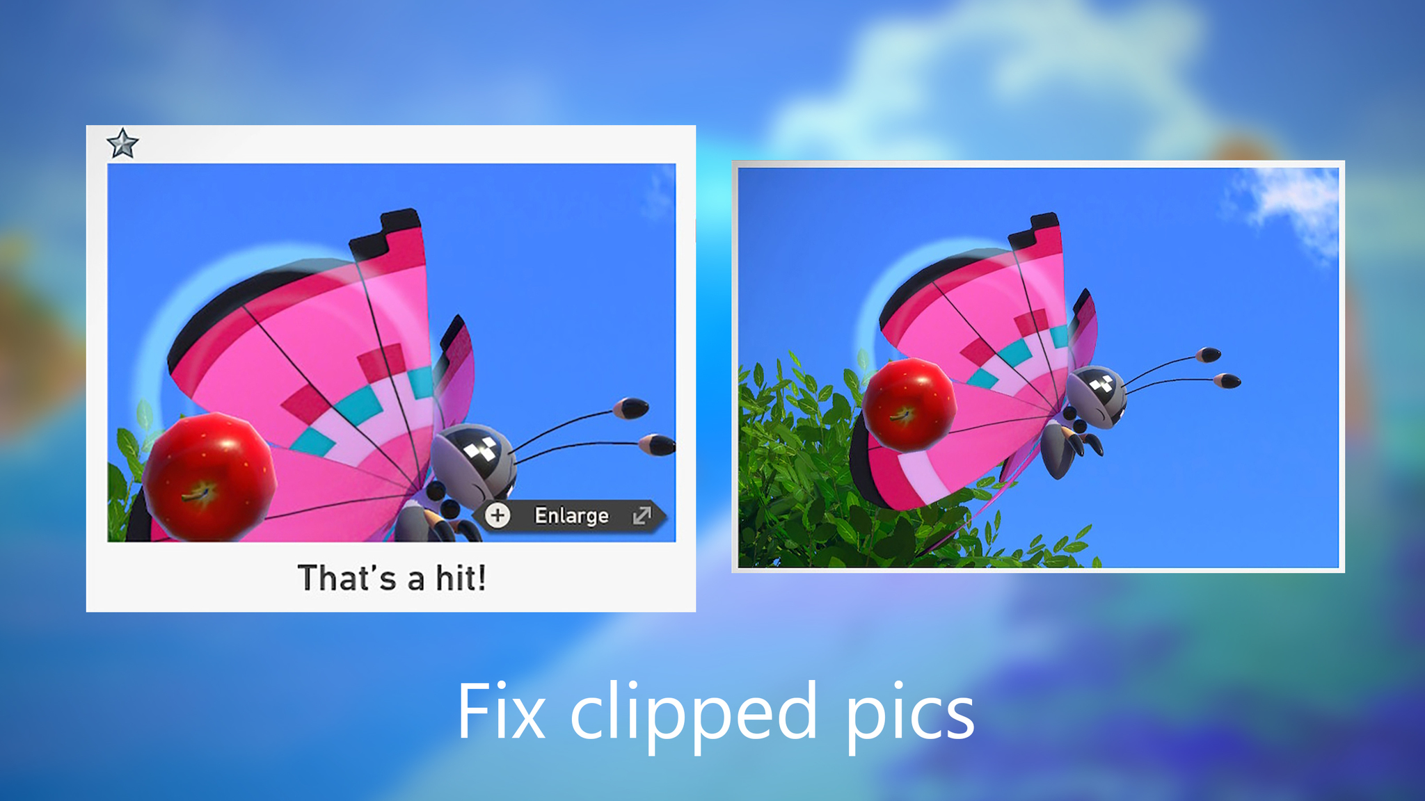 New Pokemon Snap Clipped Pic Editor