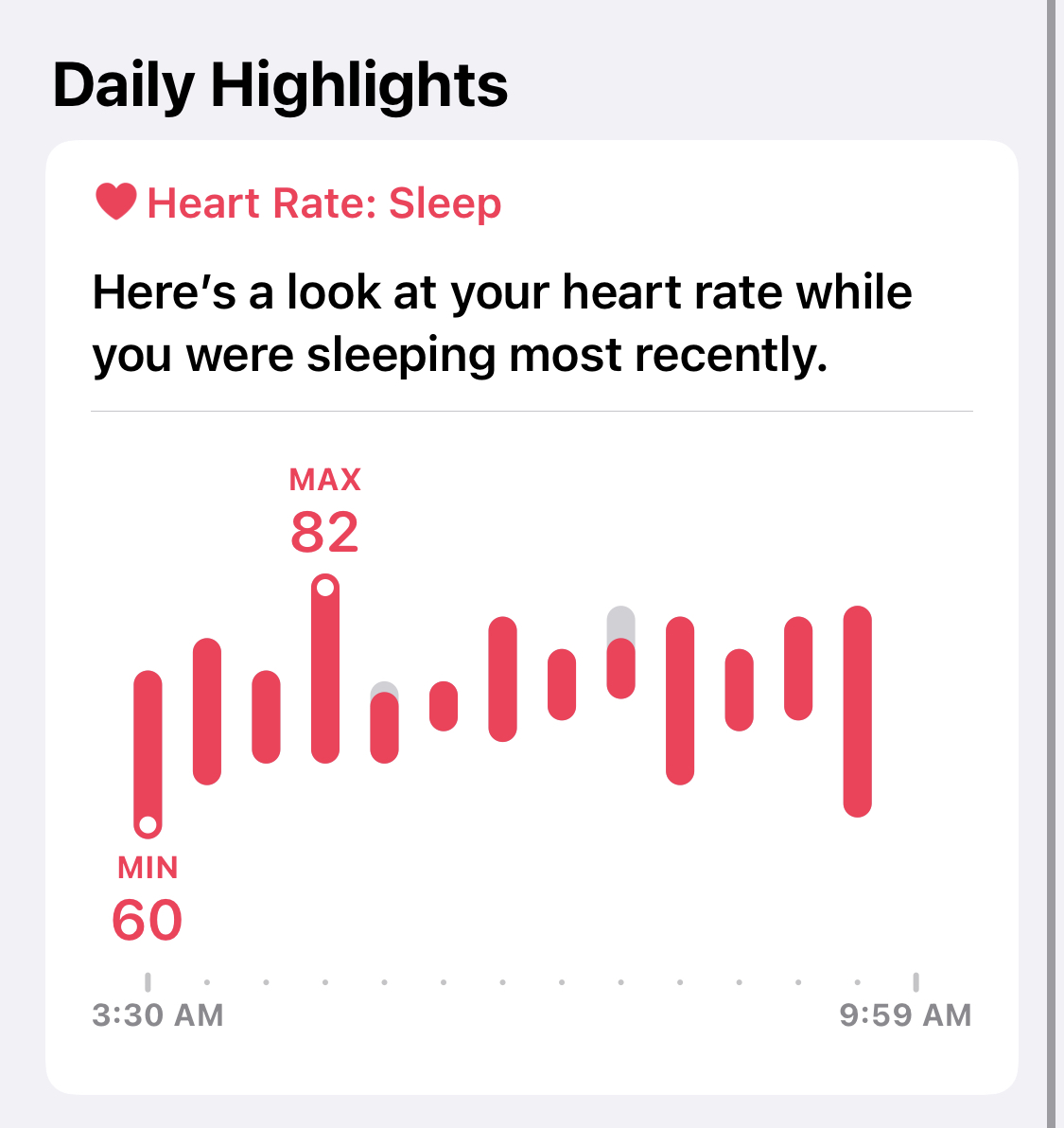 Sleep Heart0 Rate Health App Ios