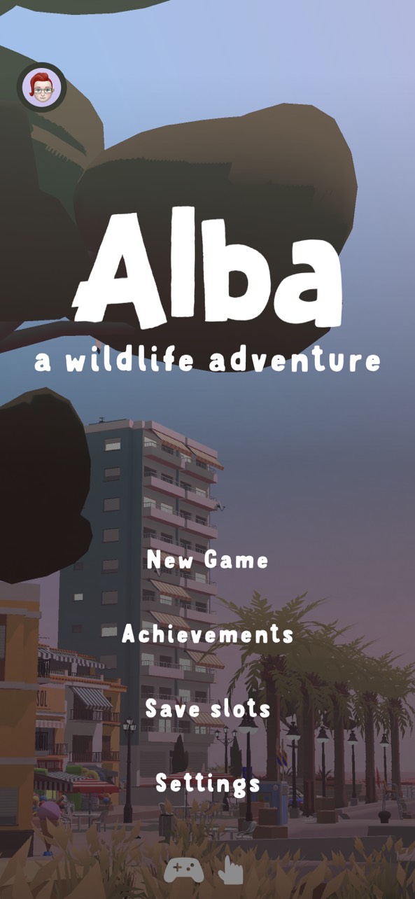 Alba Screenshot Title Screen