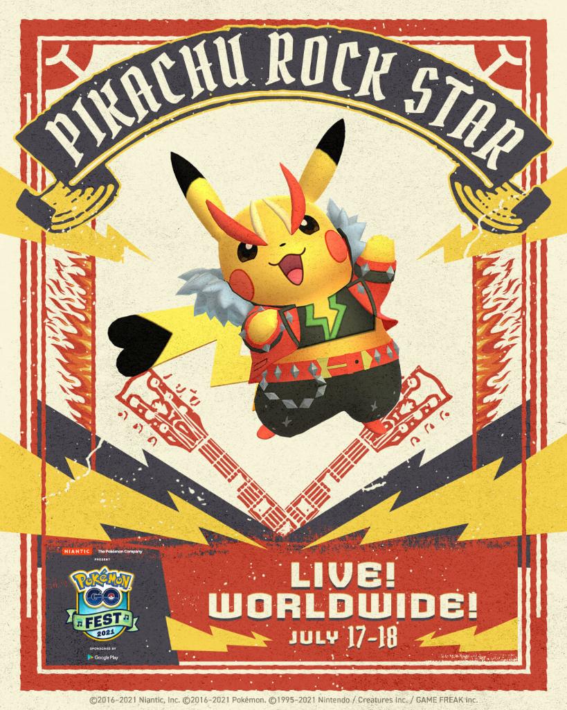 Cosplay Pikachu Rock Star