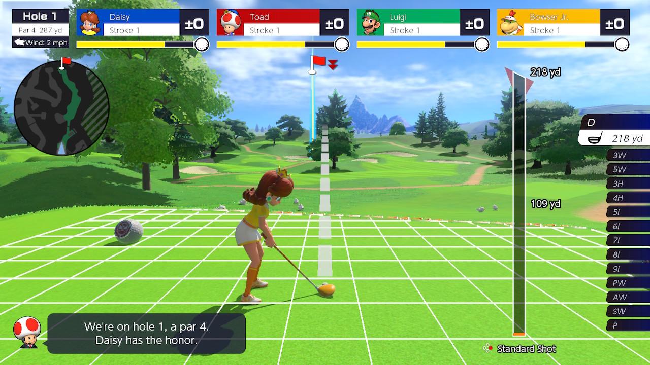 Mario Golf Daisy Tee Off
