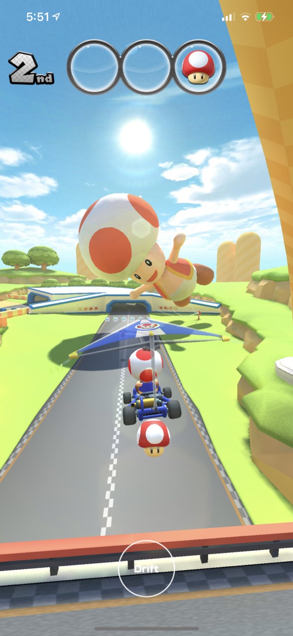 Mario Kart Tour Toad Glider