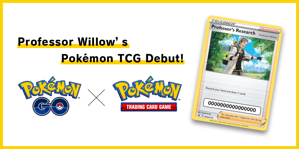 Pokemon Go Professor Willow Card