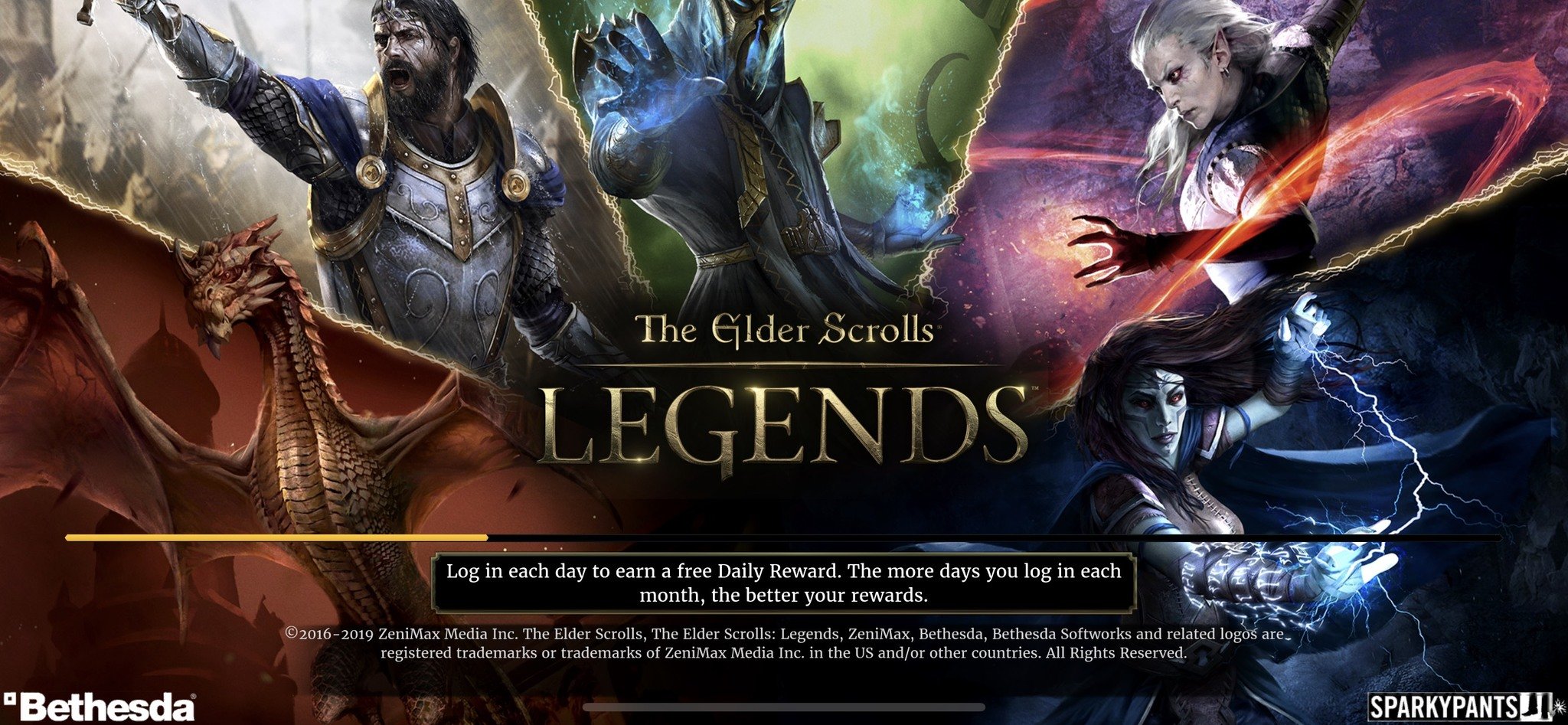 The Elder Scrolls Legends Title Screen
