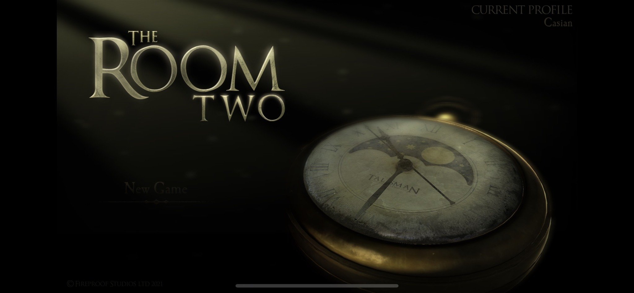 The Room Two Title Screen