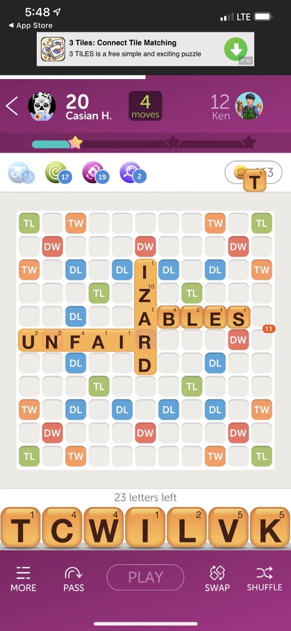 Words With Friends 2 Game