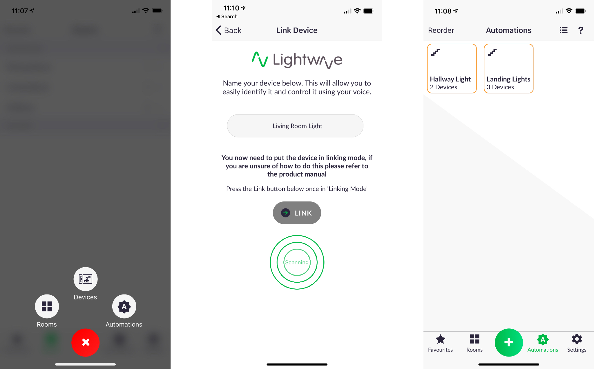 Lightwaverf Smart Series Light Switch Lightwave App
