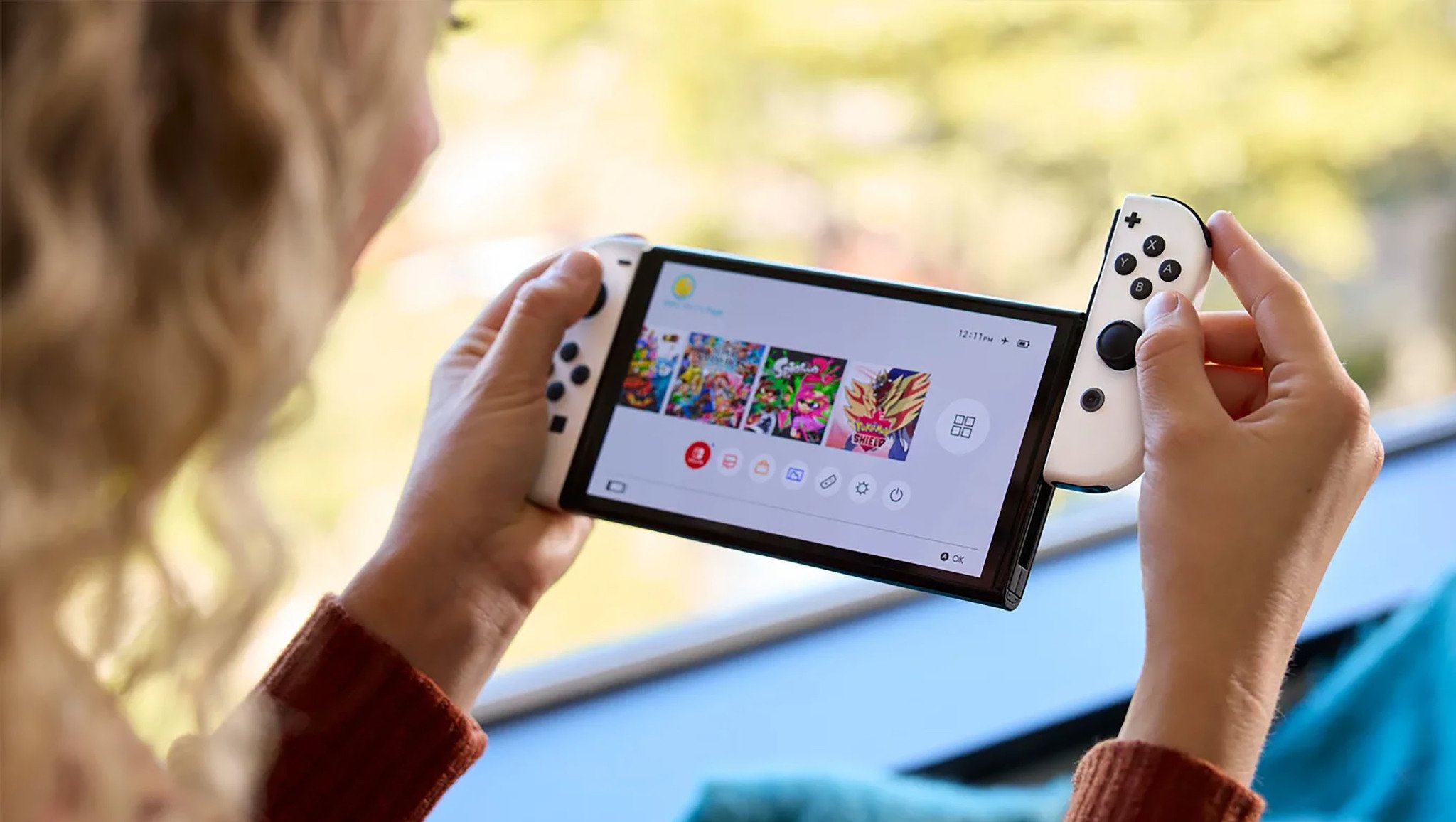 Модель Nintendo Switch Oled Удаление Joy Con