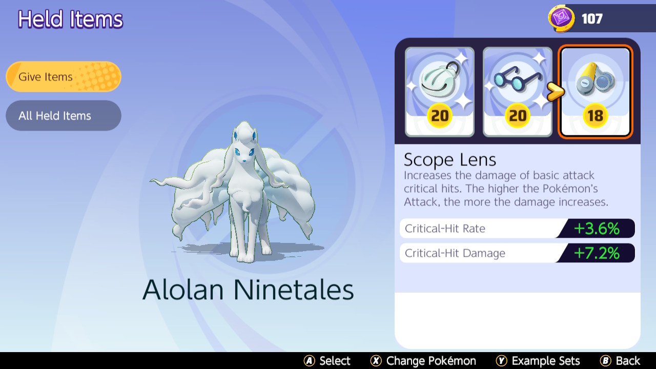 Pokémon unite, Alolan Ninetales