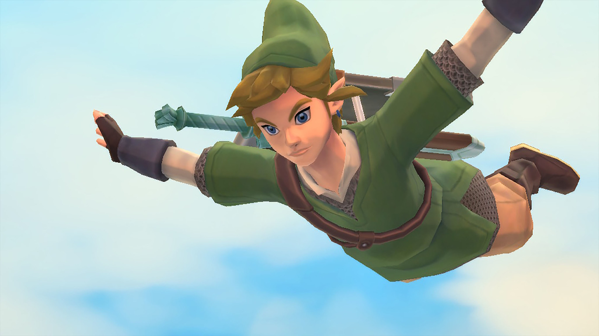 Zelda Skyward Sword Hd Falling Link