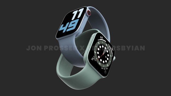 Apple Watch Series 7 Rendu Vert